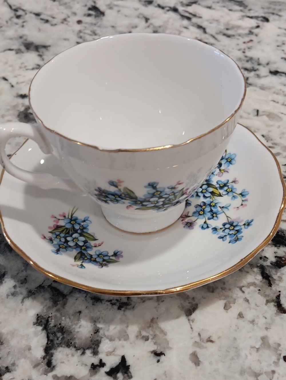Hard To Find Royal Vale Forget Me Not Cup And Saucer